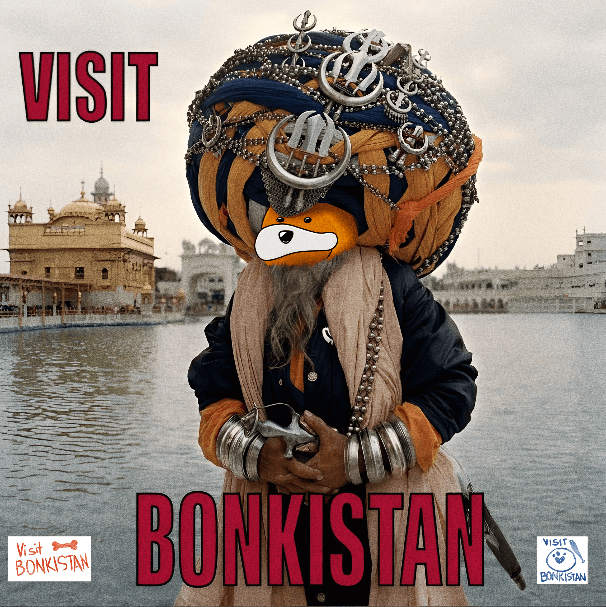 Visit Bonkistan Tourism Poster
